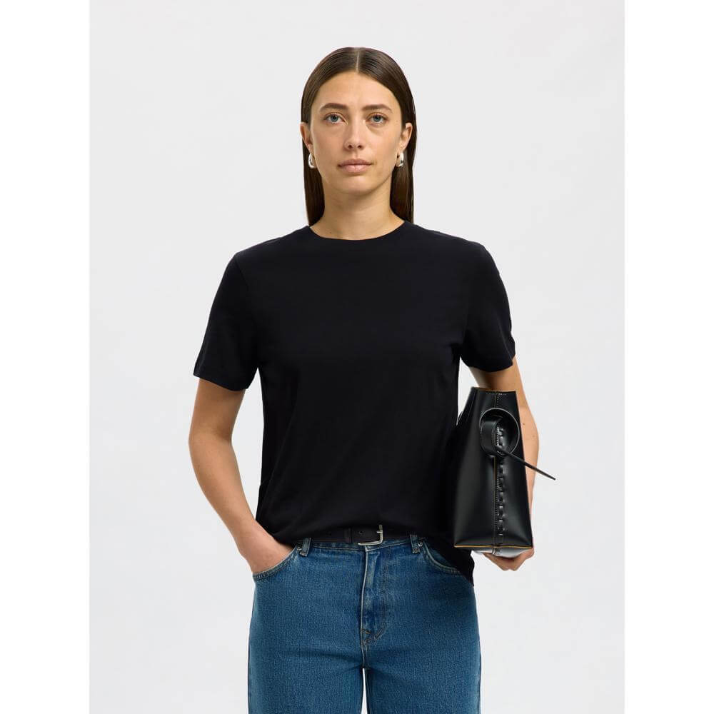Selected My Essential O Neck T-Shirt